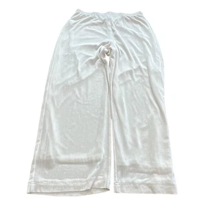 Chico's Hose Größe 2 Large cremefarben Reisende Slinky Stoff gefüttert Damen - Bild 1 von 11