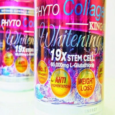 1-6 Phyto Collagene Sbiancante Cellule Staminali Anti Invecchiamento Rughe... - Immagine 1 di 4