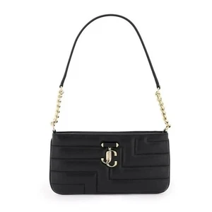 Jimmy Choo Avenue Slim Shoulder Bag - Black - Picture 1 of 12