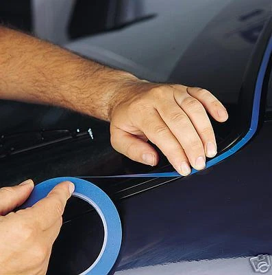 1 Roll Fineline Fine Line Masking Tape 3mm Acrylic High Temperature 55 Metre  - Image 1 of 1