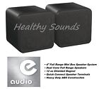 e-audio Black 4" Full Range Dual Cone Mini Box Speaker (8 Ohms 80 W) #B406A