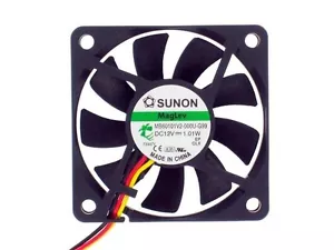 Sunon MB60101V2-000U-G99 60mm x 60mm x 10mm Vapo Bearing Fan, 3Pin - Picture 1 of 1