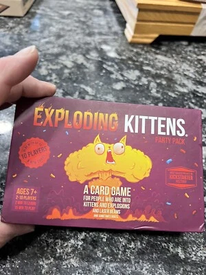 Exploding Kittens Party Pack Card Game Multiplayer 2-10 Players - Image 1 of 4