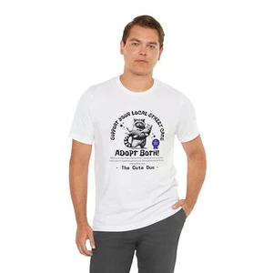 Lustiges Waschbär Shirt, Support Your Local Street Cats Shirt, Katzenliebhaber Shirt - Bild 1 von 50