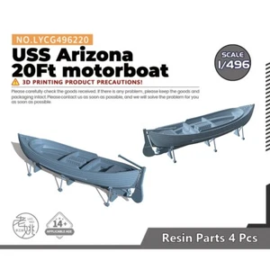 Yao's Studio LYCG496220 1/496 modelli aggiornamenti parti USS Arizona 20 piedi barca a motore - Foto 1 di 3
