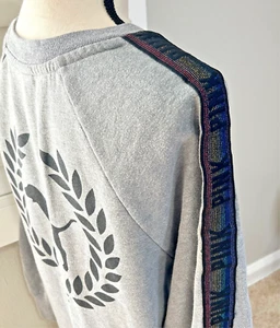 Victoria's Secret VS Pink Gray Sweatshirt size XS Grey Rainbow Y2K Vintage - Picture 1 of 10