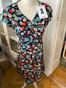 Armed Angels Kleid blau Blumen neu Gr. S - Bild 1 von 7