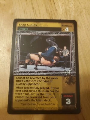 WWE WWF Raw Deal CCG - Snap Suplex - Image 1 of 3