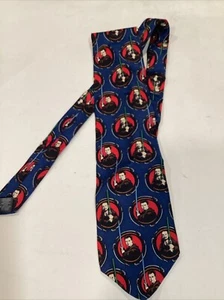 Corbata para hombre Star Wars Jedi repetición azul marino Ralph Marlin & Co. - Imagen 1 de 7