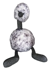 Jellycat Bommel schillernder Strauß Emu Stofftier Plüschtier 21 Zoll grau weiß - Bild 1 von 5