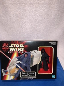 Star Wars episode one Sith speeder with Darth maul by Hasbro - Picture 1 of 6