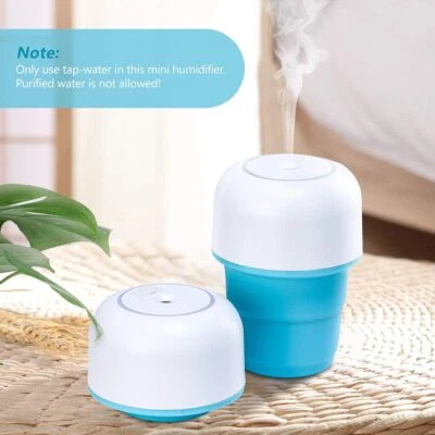 New Portable Humidifier with Collapsible Water Tank USB Powered Cool Mist US - Image 1 of 4