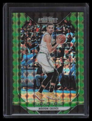 2018-19 Panini Prizm Mosaic Green 39 Jayson Tatum - Image 1 of 2