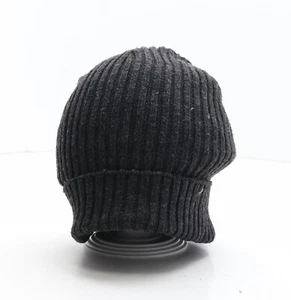 New Look Womens Grey Acrylic Beanie One Size - Picture 1 of 10