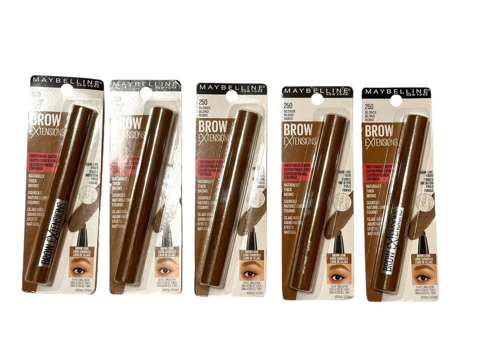 Maybelline Brow Extensions Fiber Pomade Crayons 250 Blonde Ship