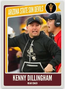 Kenny Dillingham ASU Sun Devils Football 2024 Neuheit Karte Arizona State - Bild 1 von 2