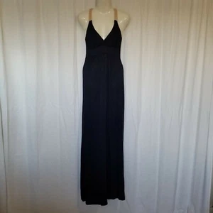 Charming Charlie Women Maxi Dress Summer Beach Nautical Braided Navy Long S NWT - Bild 1 von 11