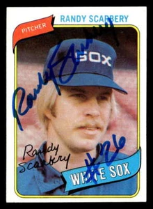 1980 Topps Randy Scarbery #291 Rookie Chicago White Sox  Signed/Auto SX2220 - Picture 1 of 2