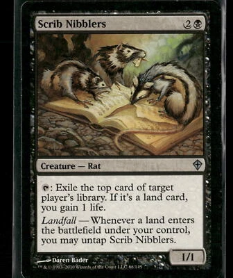 Scrib Nibblers Worldwake #66 Magic The Gathering MTG - Image 1 of 2