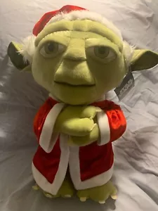 Disney Star Wars Yoda Weihnachtsmann Weihnachten Tür Gruß Plüschtier groß 21 Zoll - Bild 1 von 8