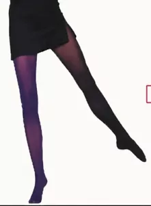 Leg Avenue 7238 Sexy Lingerie Two Tone Jester Tights - Bild 1 von 2
