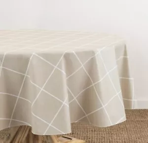 "Elrene Home Fashions Fensterscheibe kariertes wasser- und fleckenfestes Vinyl 70""x 70""" - Bild 1 von 4