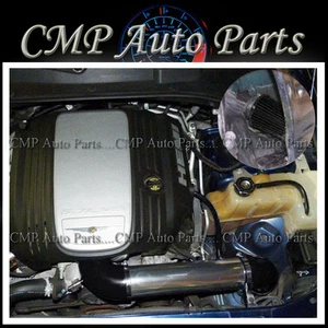 BLACK COLD AIR INTAKE FIT 2005-2010 CHRYSLER 300 5.7 5.7L HEMI 6.1 6.1L SRT8 - Picture 1 of 2