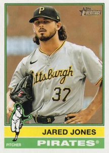 2025 Topps Heritage Baseball #149 Jared Jones, Pittsburgh Pirates - Picture 1 of 2