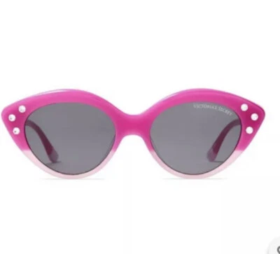Victoria’s Secret NEW CAT EYE PINK RHINESTONE Sunglasses~ NWT~ RARE - Image 1 of 4