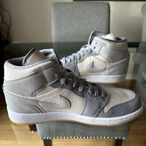 Size 10.5 - Jordan 1 Mid SE Coconut Milk Particle Gray - Picture 1 of 7