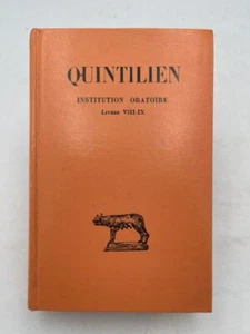Institution oratoire. Tome V. Livres VIII et X - Picture 1 of 1