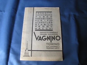 VAGNINO CATALOGO PRODOTTI DI CANCELLERIA ANNO 1950  (66) - Picture 1 of 1