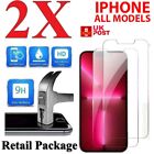Tempered Glass Screen Protector for iPhone 15 14 13 12 11Pro Max XR Premium Glas