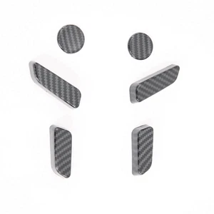 Carbon fiber Seat Switch Adjustment Button Cover For Tesla Model Y 2020-2022 - Picture 1 of 5