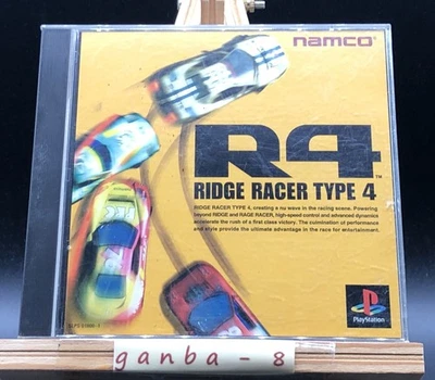 R4: Ridge Racer Type 4 (Sony PlayStation 1 PS1,1998) from japan - Image 1 of 4