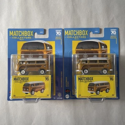 2023 Matchbox Collectors Series Volkswagen T2 Bus 20/22 (Lote de 2)  - Imagem 1 de 3