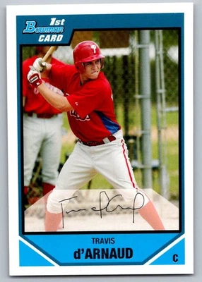 2007 Bowman Draft Picks & Prospects Travis d'Arnaud Philadelphia Phillies - Image 1 of 2