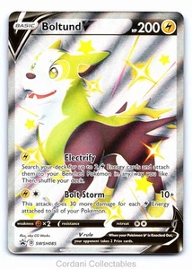 Boltund V SWSH085 - SWSH Black Star Promo - Pokemon Card - Near Mint - Picture 1 of 2