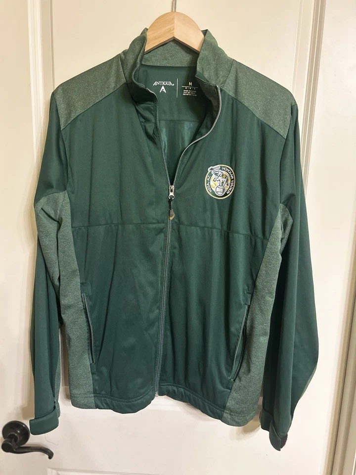 Antigua Hohokam Stadium Jacket Men’s Medium Green Oakland A’s Full-Zip - Image 1 of 4