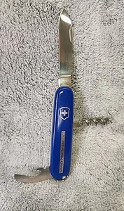 Victorinox Swiss Army Knife Blue/White Coltelleria Locarno Officer Issue Suisse - Picture 1 of 8