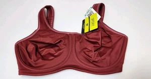 NWT Wacoal 855170 Simone Sport Underwire Bra 34DDD Red - Picture 1 of 7
