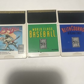 TurboGrafx-16 Ballistix, World Class Baseball, Keith Courage by NEC Technologies
