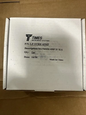 Times Microwave Systems LP-STRH-43MP - Image 1 of 3