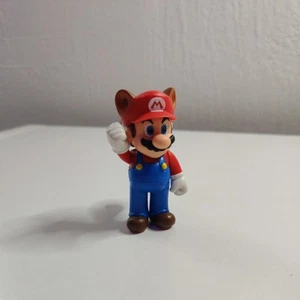 Racoon Mario Super Mario Bros World Of Nintendo 2.5" Figure Jakks Pacific - Picture 1 of 2