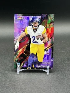 2024 Topps Finest - Common Blake Corum #77 Purple Refractor /250 (RC) - Picture 1 of 2