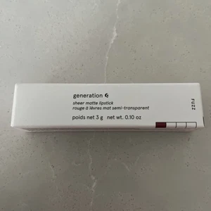 GLOSSIER Generation G Sheer Matte Lipstick  .10oz Full Size - Fuzz NEW - Picture 1 of 5