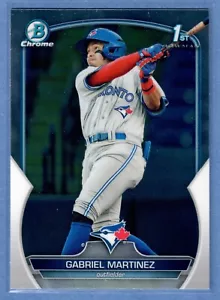 2023 Bowman Cromo Gabriel Martínez 1er Bowman #BCP-45 Blue Jays QTY - Imagen 1 de 2