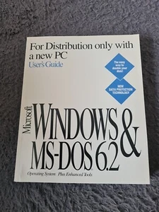 Microsoft windows & MS-DOS 6.2 User's Guide 1993 - Afbeelding 1 van 3