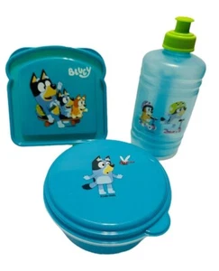 BLUEY LUNCH SET WATER BOTTLE SANDWICH SNACK BOX - Picture 1 of 1
