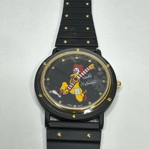 Rare Vintage McDonalds Men's Watch Quartz Japan MOVT, Made In Hong Kong, Mint! - Picture 1 of 11